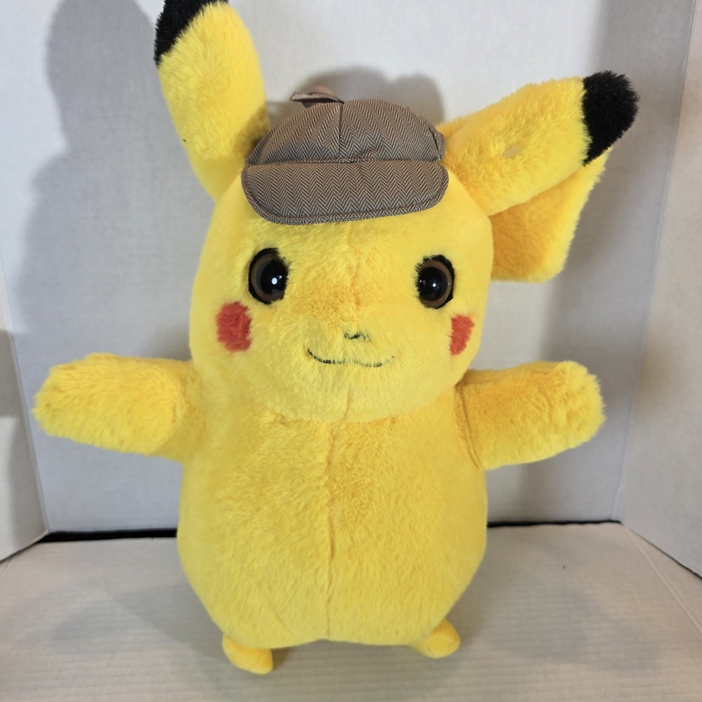 Pokemon Detective Pikachu Movie Plush Stuffed Toy WCT 2019 13" Wicked Cool Toys